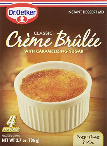 Dr. Oetker Creme Brulee Dessert, 3.7 oz (Pack of 12)
