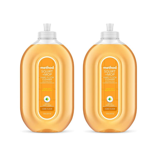 Method Squirt + Mop Hard Floor Cleaner, Ginger Yuzu, 25 oz (Pack of 2)