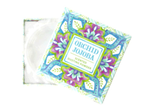 Greenwich Bay Luxury Dusting Powder with Puff, Orchid Jojoba