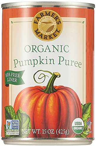 Farmers Market Foods Organic Pumpkin, 15 oz