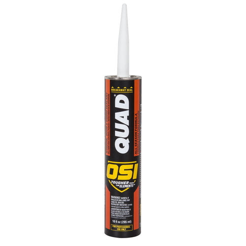 OSI Quad Window, Door and Siding Sealant, Gray, 10 fl oz