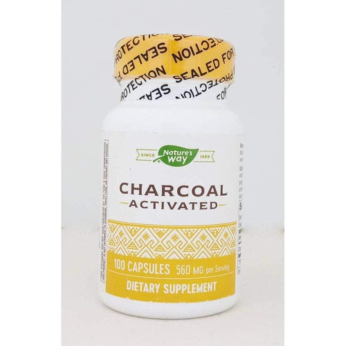 Nature's Way Activated Charcoal, 100 Capsules