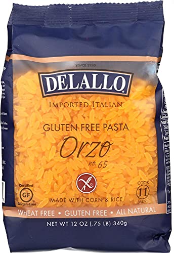 DeLallo Gluten-Free Corn and Rice Orzo, 12 oz