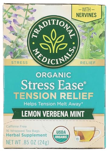 Traditional Medicinals Organic Cinnamon Stress Ease Tea, 16 Count