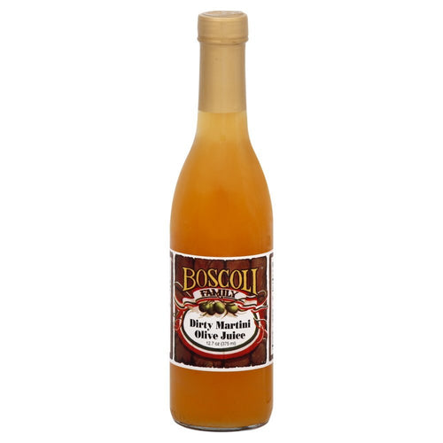 Boscoli Dirty Martini Olive Juice, 12.7 oz (Pack of 12)