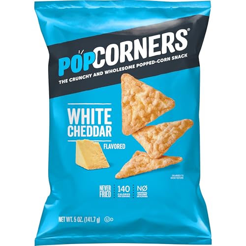 Popcorners Original Cheddar Popped Corn Chips, 5 oz