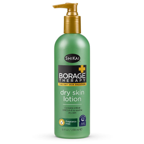 ShiKai Borage Therapy Dry Skin Lotion, Unscented, 8 oz