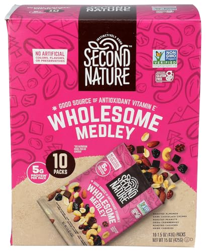 Second Nature Wholesome Medley Trail Mix, 15 oz (Pack of 10)