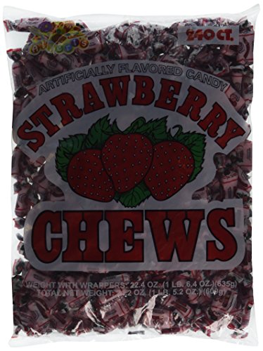 Albert's Strawberry Fruit Chews, 240 Count