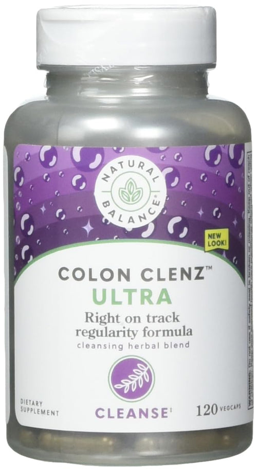 Natural Balance Ultra Colon Clenz Overnight Formula, 120 Vegetarian Capsules