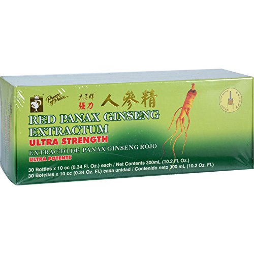 Prince of Peace Red Panax Ginseng Extractum Ultra Strength, 30 Vials