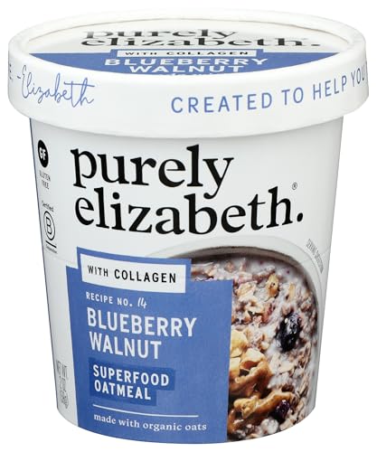 Purely Elizabeth Blueberry Walnut Collagen Protein Oats, 2 oz