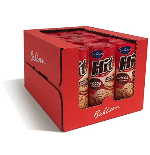 Bahlsen Hit Cocoa Sandwich Cookies, Cocoa Creme Filling (Pack of 12)