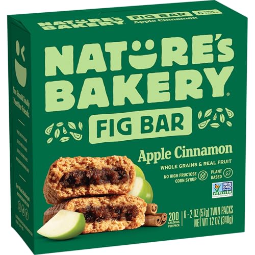 Nature's Bakery Apple Cinnamon Fig Bars, 2 oz (6 Count)