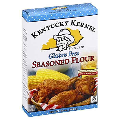 Kentucky Kernel Gluten Free Seasoned Flour, 10 oz (Pack of 6)