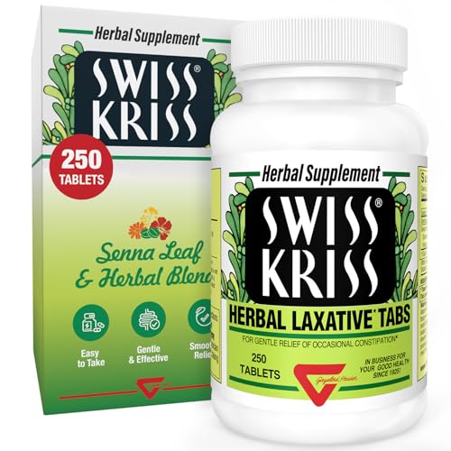 Swiss Kriss Senna Tablets, 250 Count