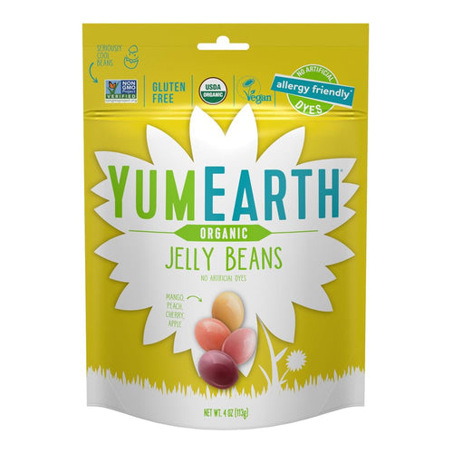 YumEarth Easter Organic Jelly Beans, Spring Fruit Flavors, 4 oz