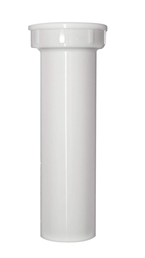 Keeney PP15-6W Plastic Strainer Tailpiece, 1-1/2 in x 6 in, Threaded