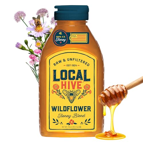 Local Hive Wildflower Raw & Unfiltered Honey, 16 oz