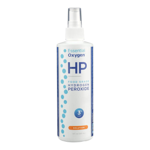 Essential Oxygen 3% Food Grade Hydrogen Peroxide, 8 oz