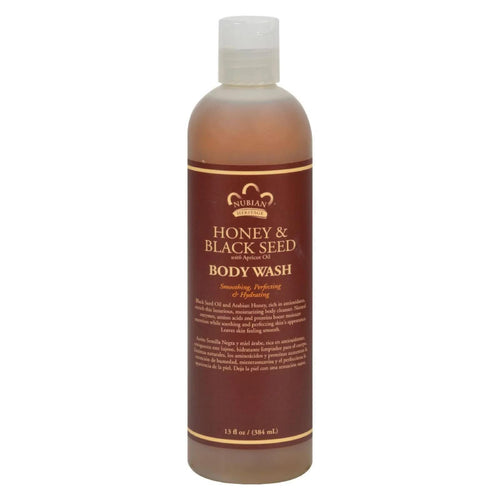 Nubian Heritage Body Wash, Honey and Black Seed, 13 fl oz