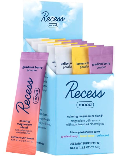 Recess Mood Magnesium Powder Sampler, 15 Packets