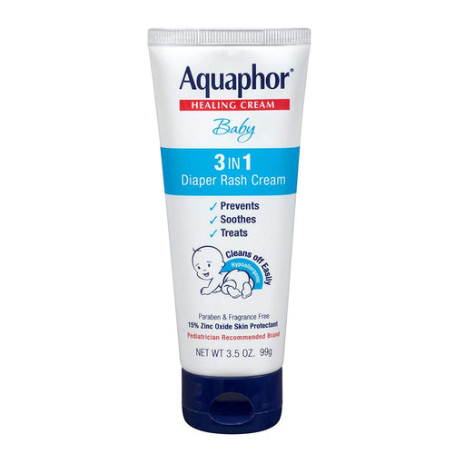 Aquaphor Baby Diaper Rash Cream, Healing, 3.5 oz