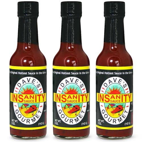 Dave's Gourmet Original Insanity Hot Sauce, 5 oz (Pack of 3)