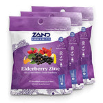 ZAND HerbaLozenge Elderberry Zinc Lozenges, 15 Count (3 Bags)