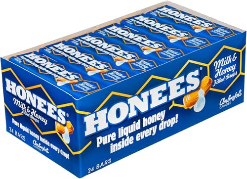 Honees Filled Honey Milk Drops, Milk and Honey, 24 Packs (216 Units)