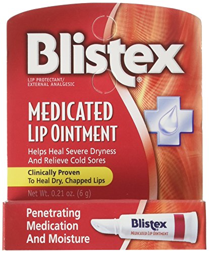 Blistex Medicated Lip Ointment, 0.21 oz (Pack of 6)