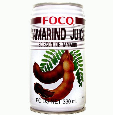 Foco Tamarind Juice Drink, 11.8 fl oz Can (Pack of 6)