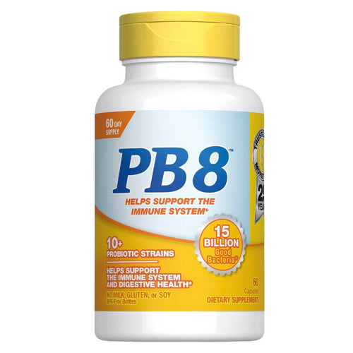 PB8 Probiotic, 15 Billion CFU, 60 Capsules