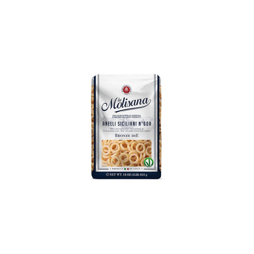 La Molisana Anellini Siciliani No. 60 Pasta, 16 oz (Pack of 4)