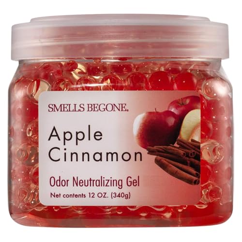 Smells Begone Odor Eliminator Gel, Apple Cinnamon, 12 oz