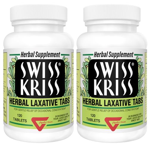 Swiss Kriss Senna Tablets, 120 Count (Pack of 2)