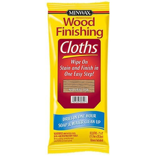 Minwax Wood Finishing Cloths, Natural Oak