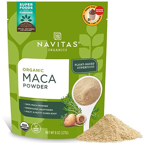 Navitas Organics Maca Powder, 100% Gelatinized Peruvian Maca, 8 oz