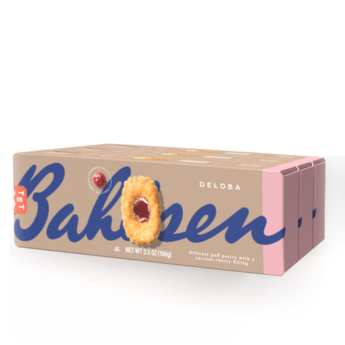 Bahlsen Deloba Red Currant Cookies, 3.5 oz (Pack of 3)