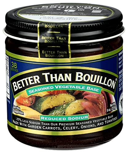 Better Than Bouillon Reduced Sodium Seasoned Vegetable Base, 8 oz
