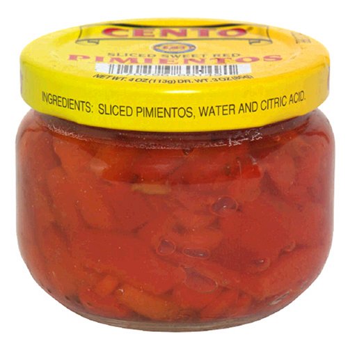 Cento Sliced Sweet Pimentos, 4 oz