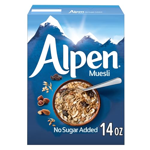 Alpen Muesli Cereal, No Sugar Added, 14 oz