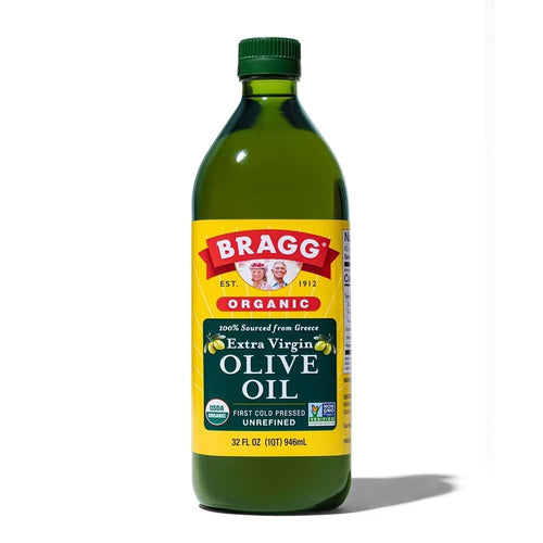 Bragg Organic Extra Virgin Olive Oil, 946 mL (Pack of 12)
