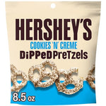 Hershey's Cookies 'n' Creme Dipped Pretzels, 8.5 oz Bag