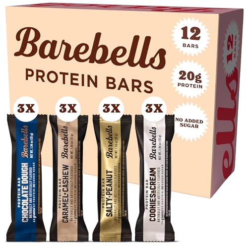 Barebells Classics Protein Bars Variety Pack, 20 g Protein, 12 Bars