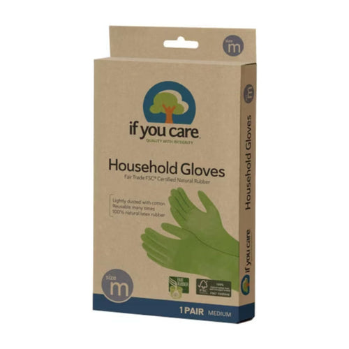 If You Care Household Latex Gloves, Medium, 1 Count