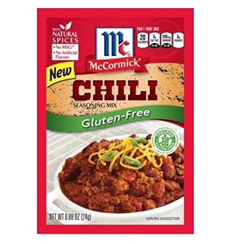 McCormick Gluten-Free Chili Seasoning Mix, 1 oz Packets (Pack of 4)
