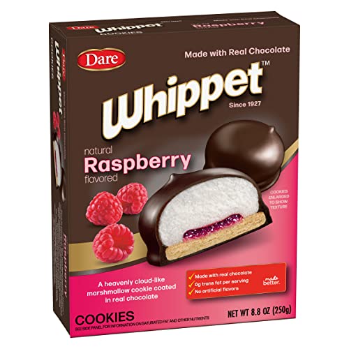 Dare Whippet Cookies, Raspberry, 14 Cookies, 8.8 oz