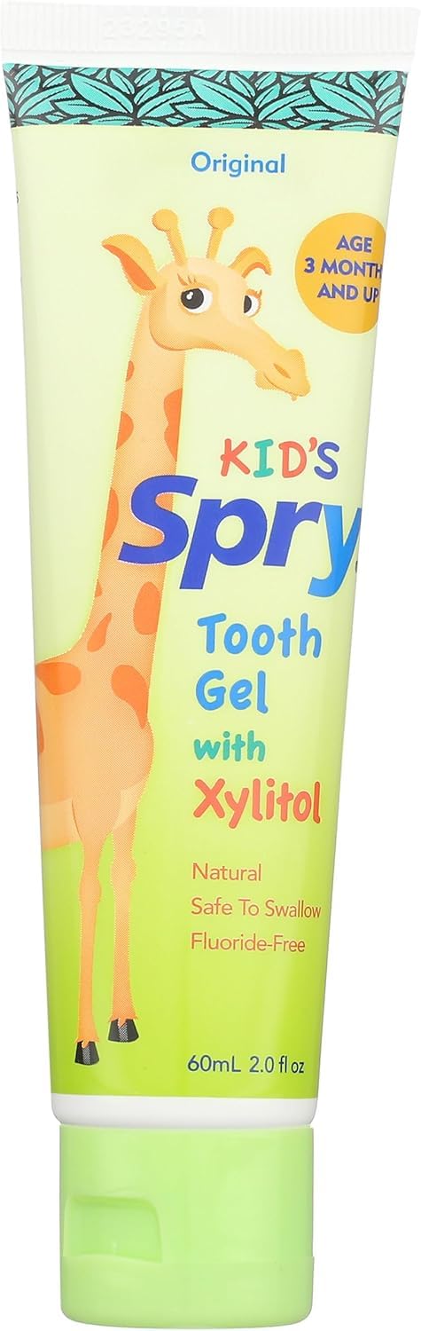 Spry Natural Kids Xylitol Tooth Gel, Original, 2 fl oz
