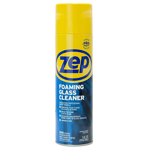 Zep Foaming Glass Cleaner, 19 oz